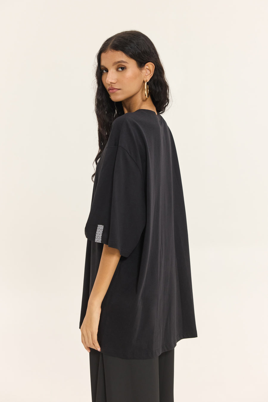 NMW Allure T-shirt Black (White Logo)