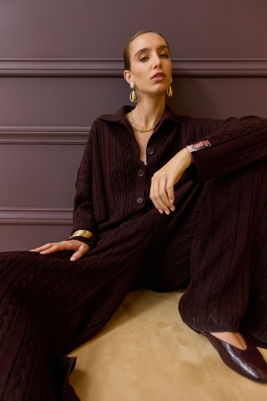 Olivia Cardigan (Brown)