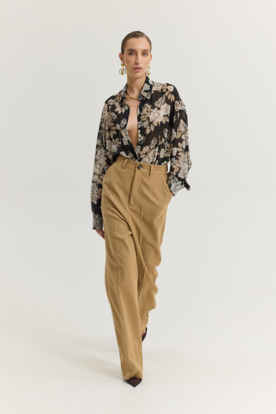 Heather Shirt (Cloudy Days Black)