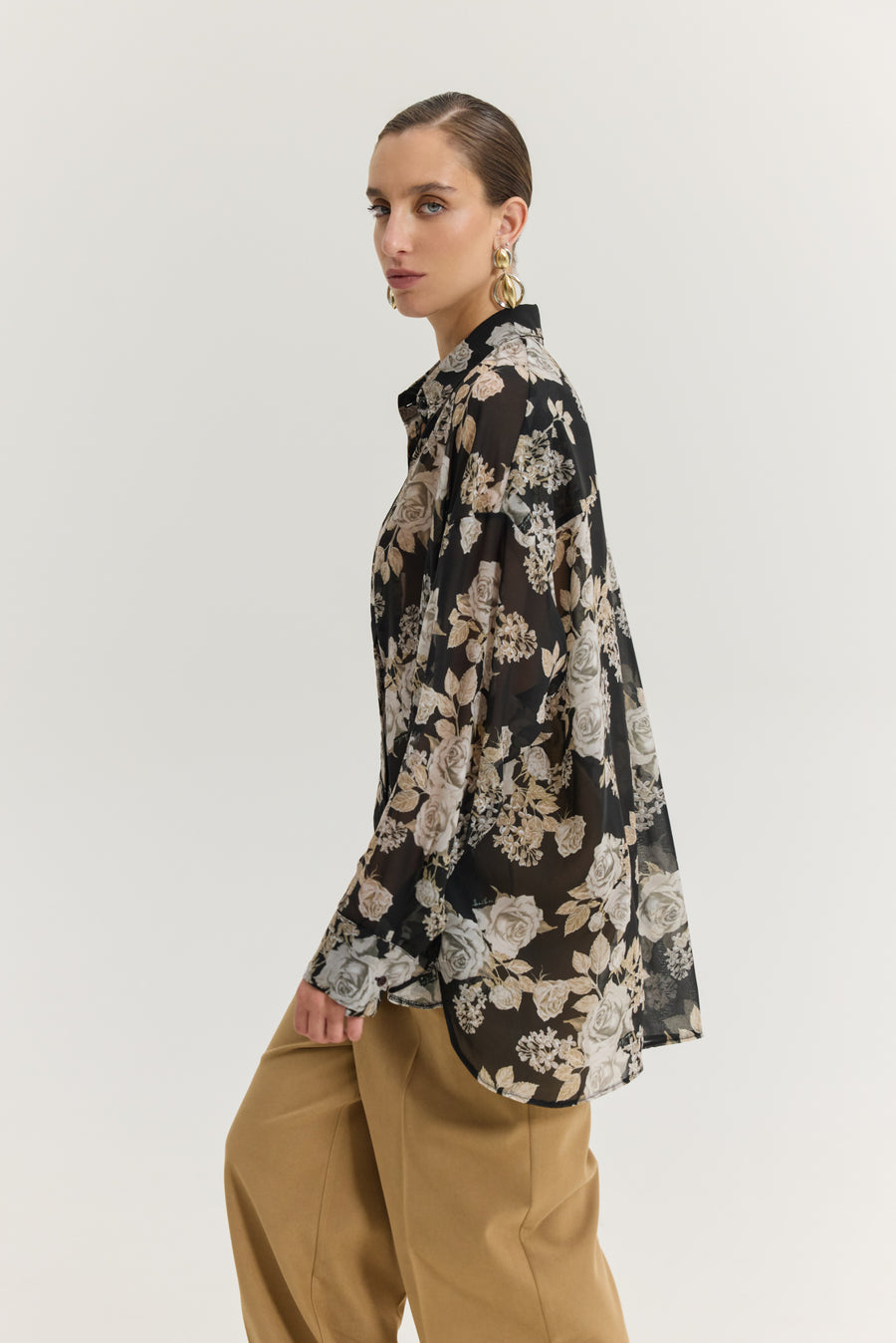 Heather Shirt (Cloudy Days Black)