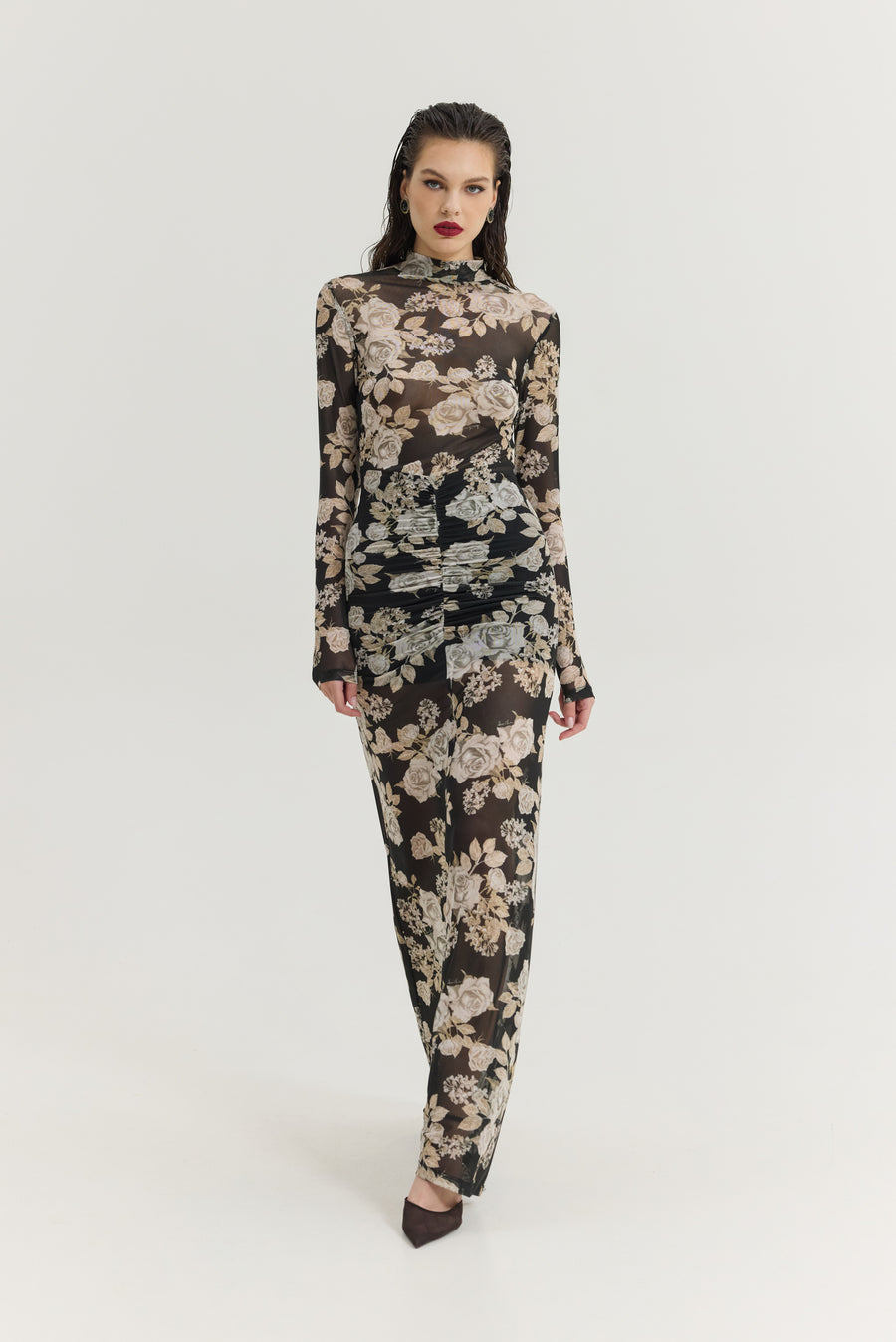 Mandarino Dress (Black)