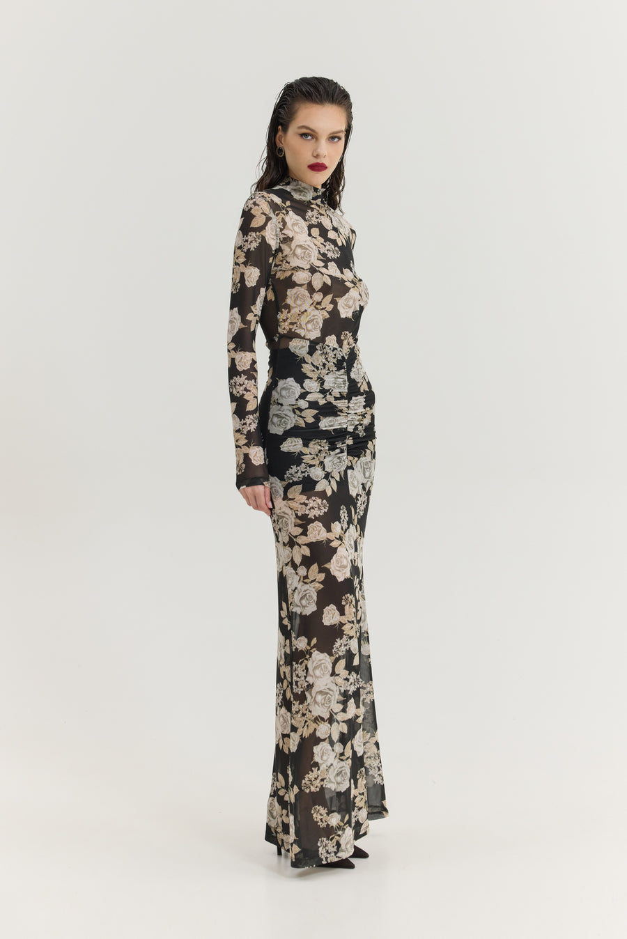 Mandarino Dress (Black)