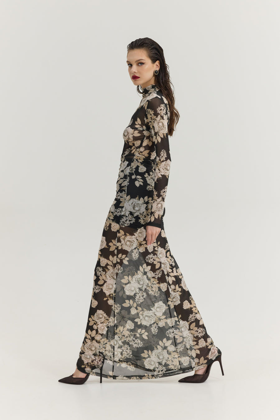 Mandarino Dress (Black)