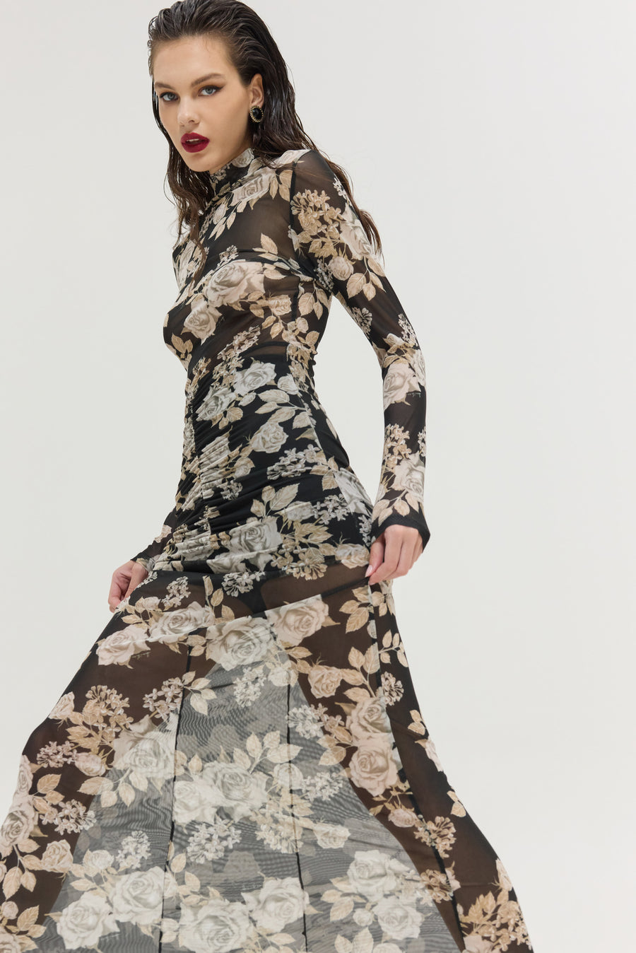 Mandarino Dress (Black)