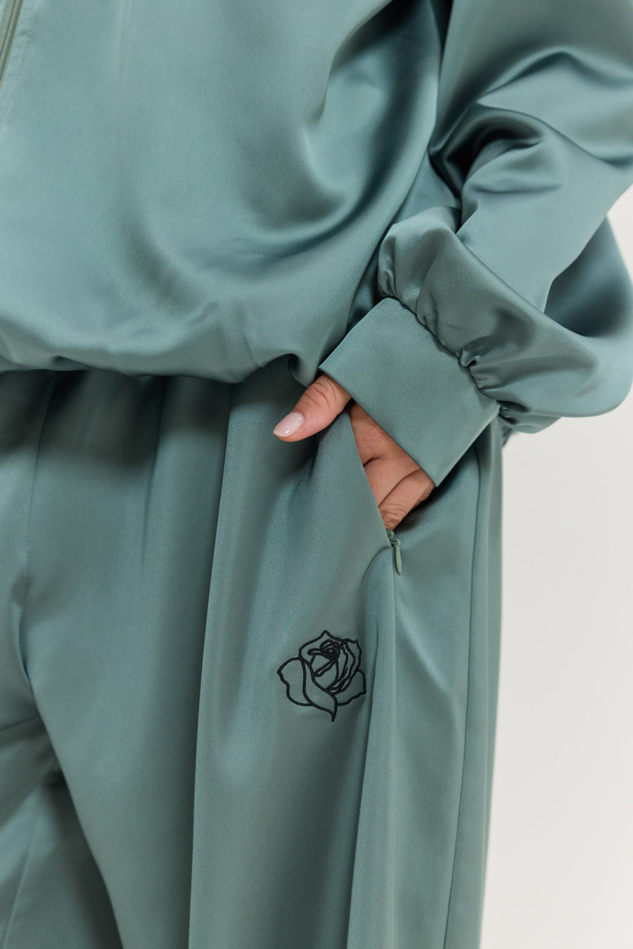 Peacock Pants (Dark Teal)