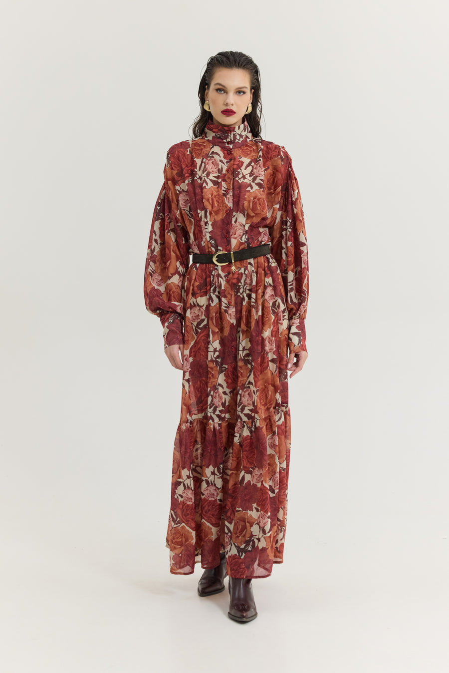 Bramble Dress (Rust)