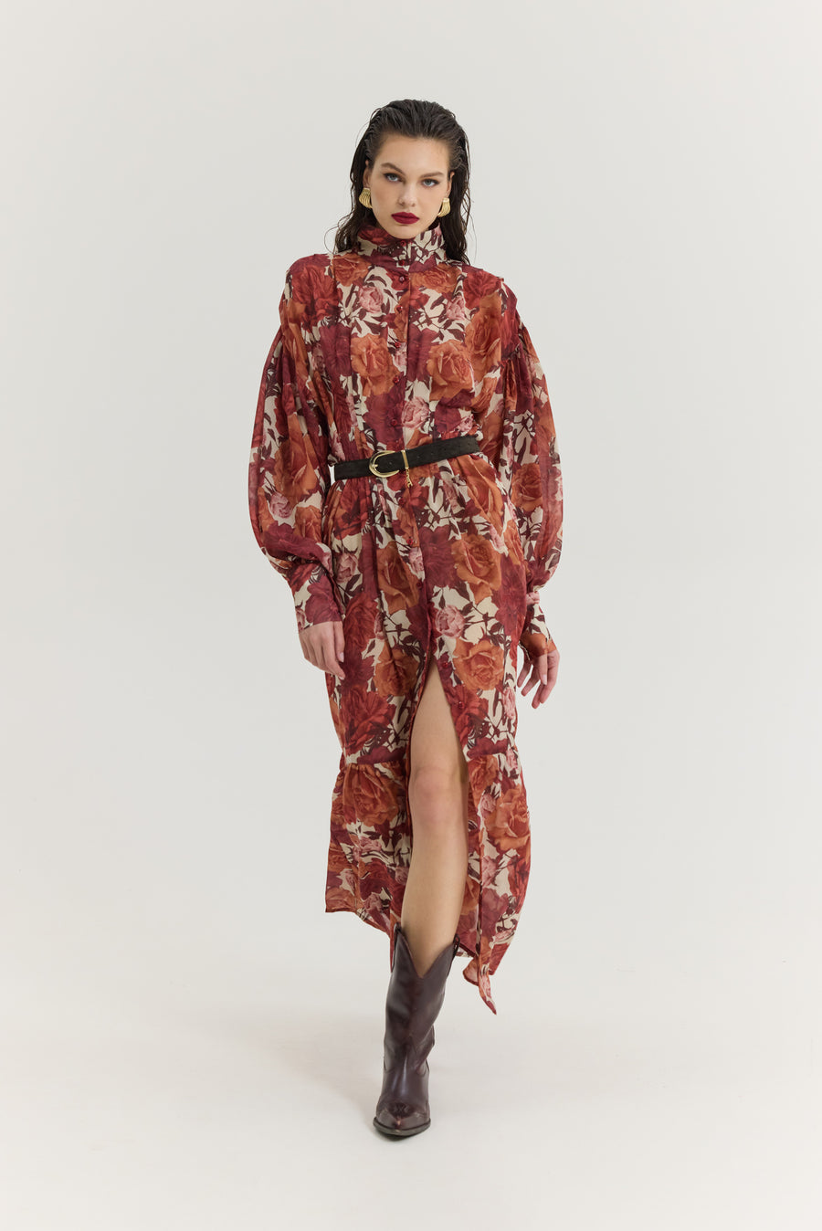 Bramble Dress (Rust)