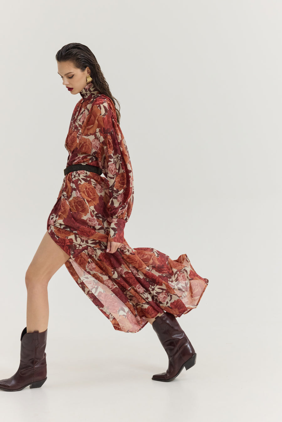 Bramble Dress (Rust)