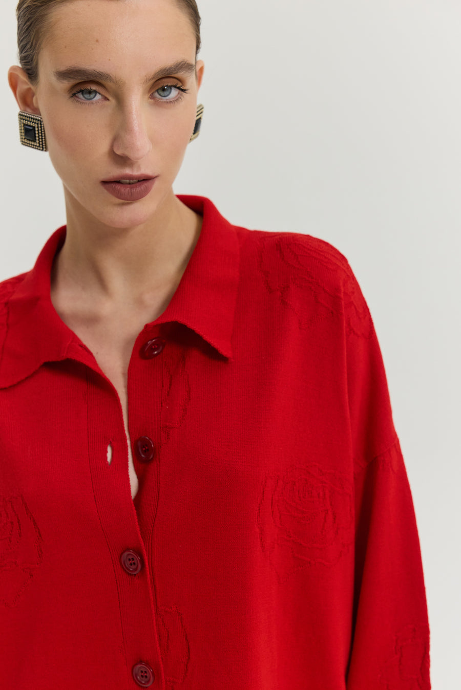 Lagoon Cardigan (Red)