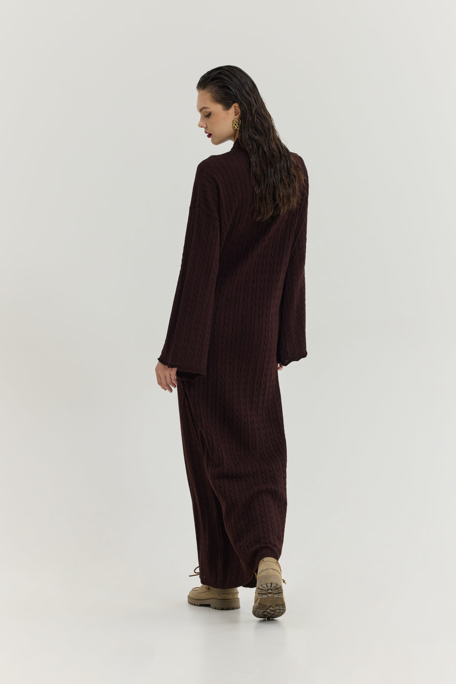 Aviation Dress (Brown)