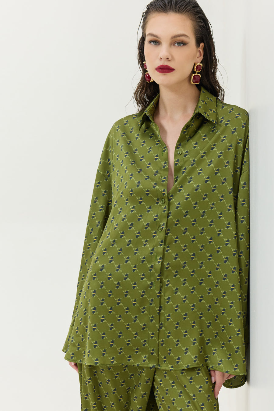 Heather Shirt (Dry Martini Khaki)
