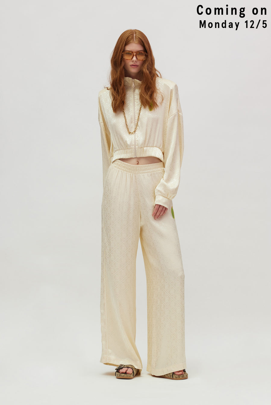 Peacock Pants (Cream)