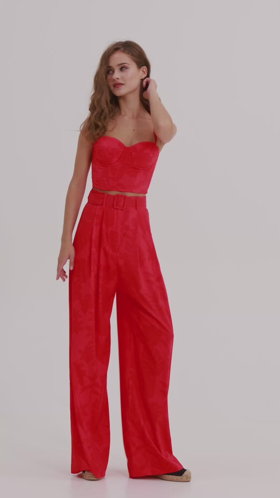 Charis Top (Watermelon red)