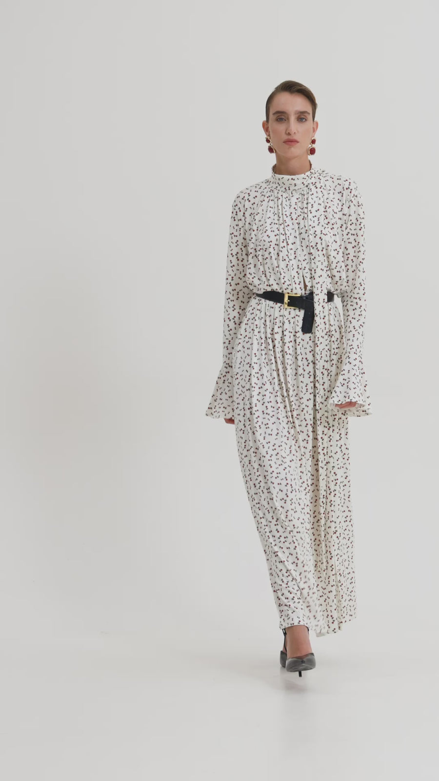 Peony Dress (Off-White)