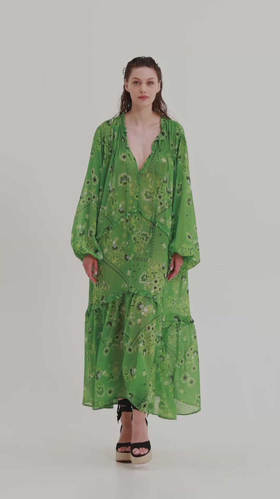 Suez Dress (Green)