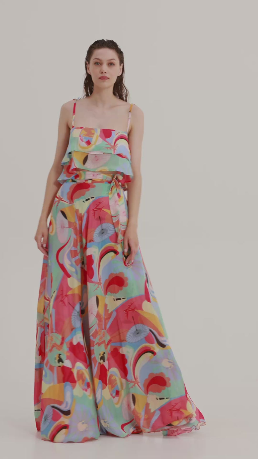 Dalia Skirt (Watermelon red)