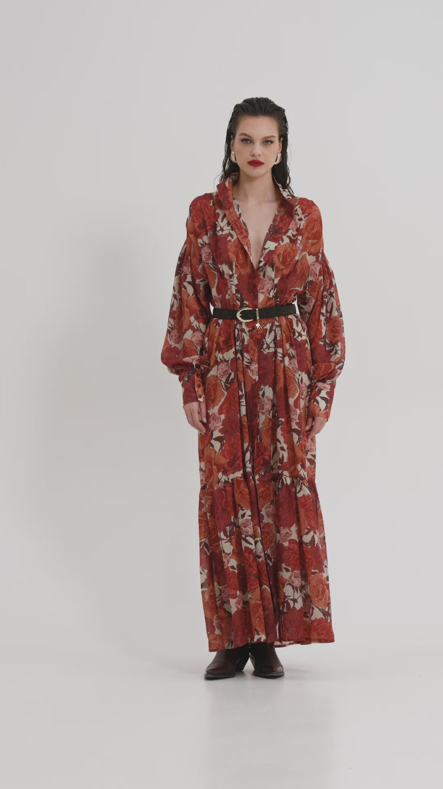 Bramble Dress (Rust)