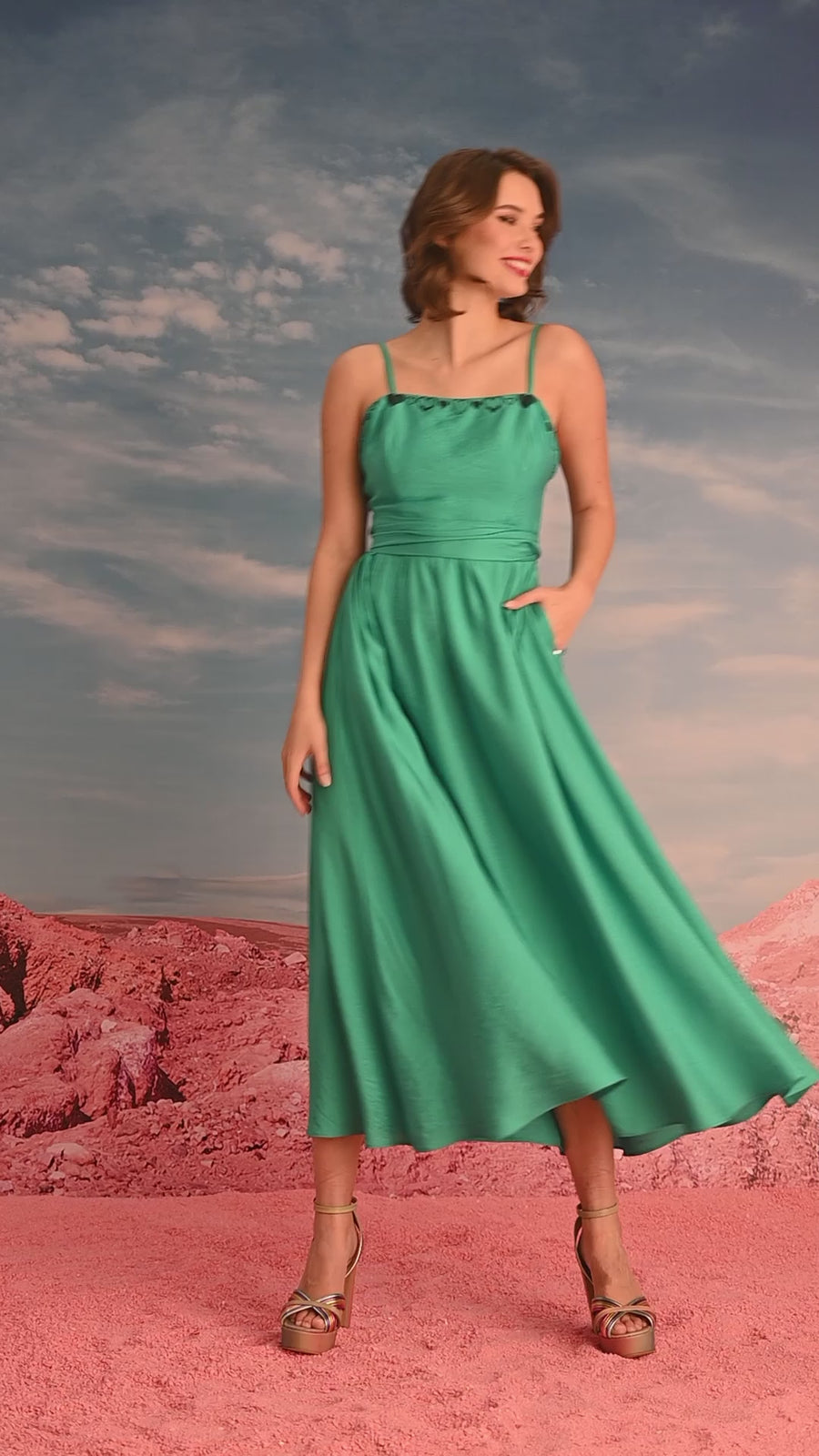Ivy Dress (emerald)