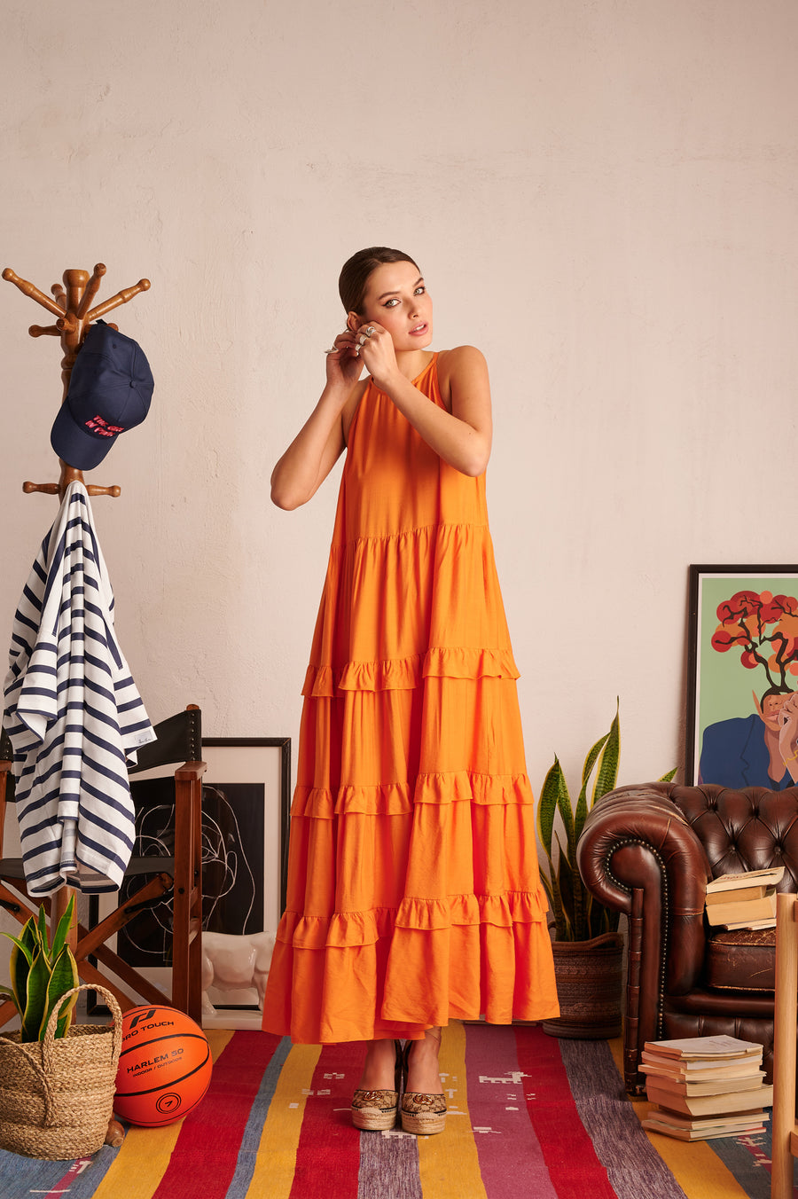 Karla Dress (orange)