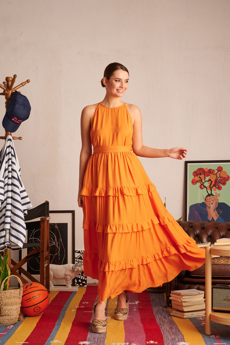 Karla Dress (orange)