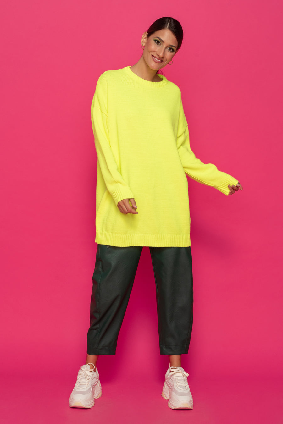 Pompei Sweater (Fluo Yellow)