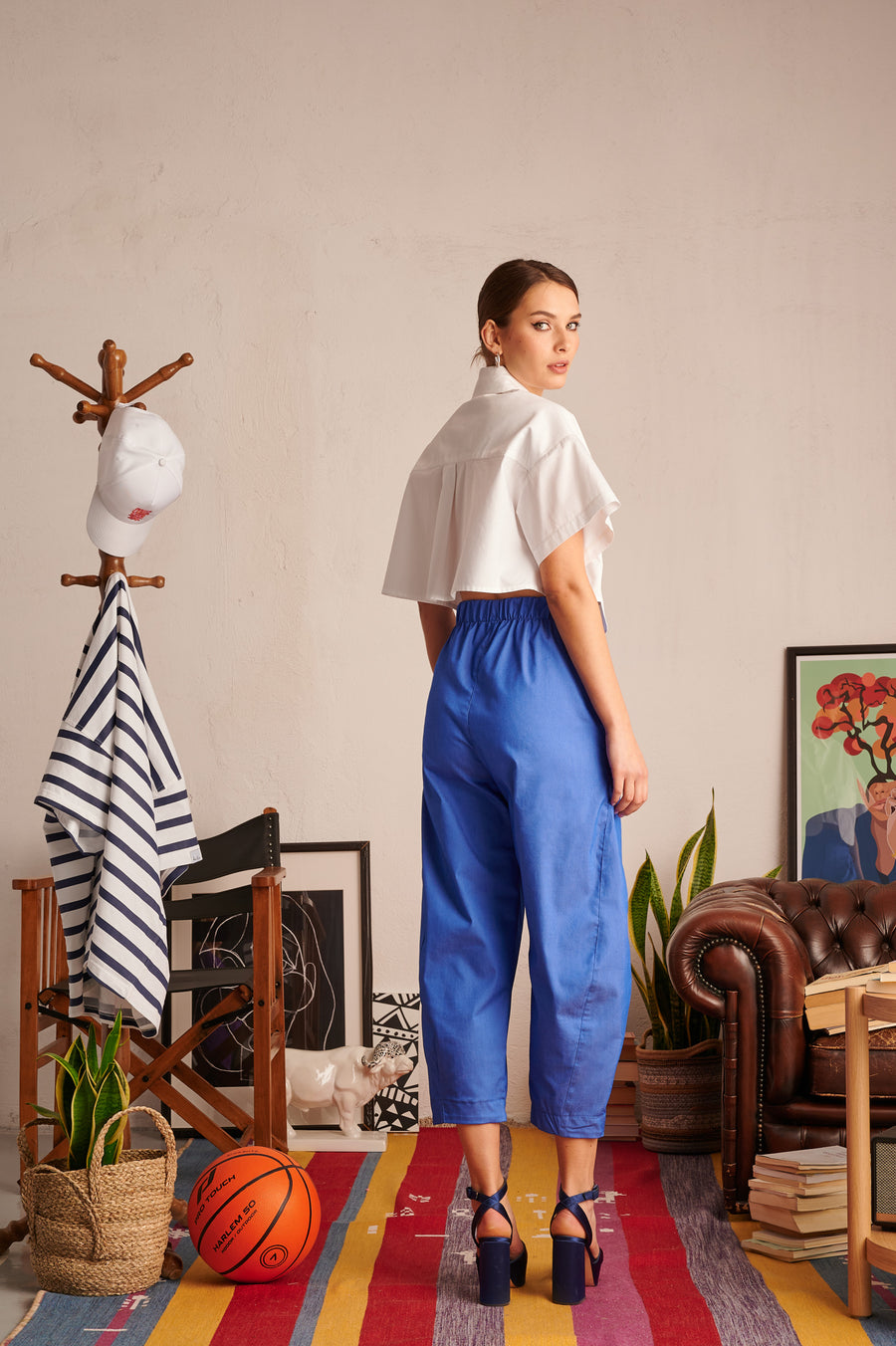 Xenia Pants (aegean blue)